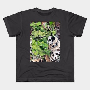 Camouflage Natures line art Kids T-Shirt